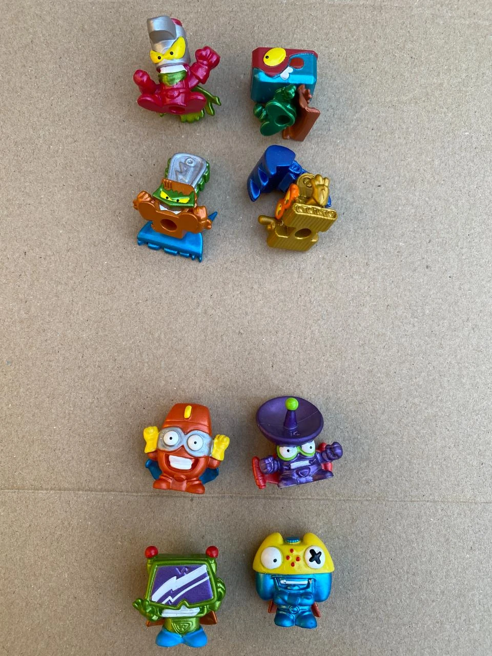 Figuras superzings Cyber Squad, super escuadrón (8 figuras)